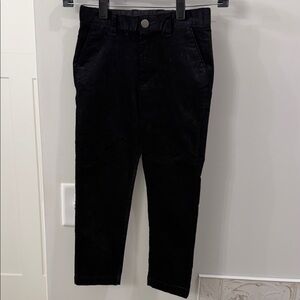 INC Velvet Black Pants size 5-6 Girls Classic Holiday EUC